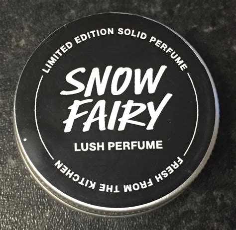 lush snow fairy solid perfume